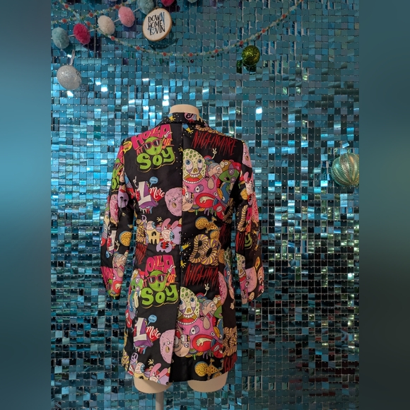 Colorful Graphic Blazer - Picture 2 of 4